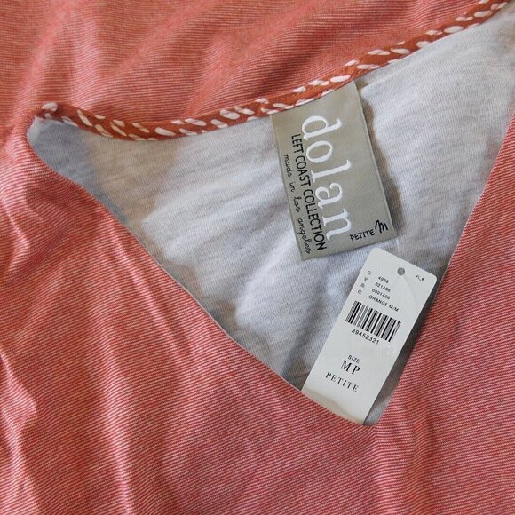 NWT!! Anthropologie DOLAN Tie Front Dress Stripe Resort Vacation ~ Medium Petite - Picture 11 of 14